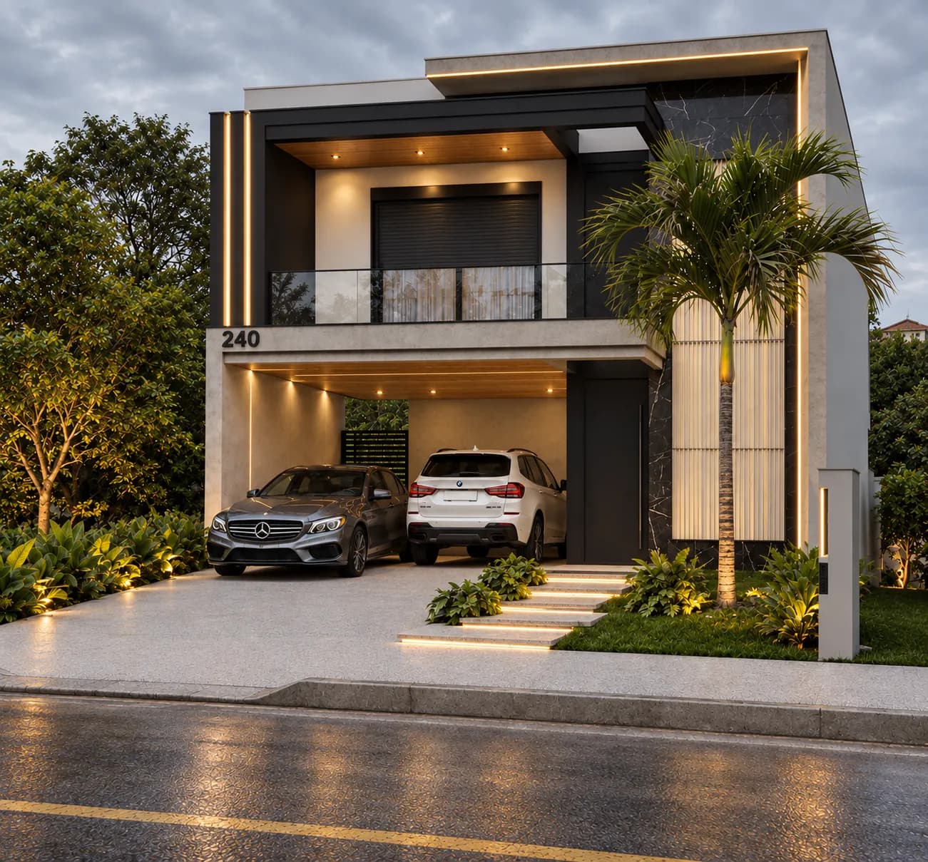 Fachada da Residência EM