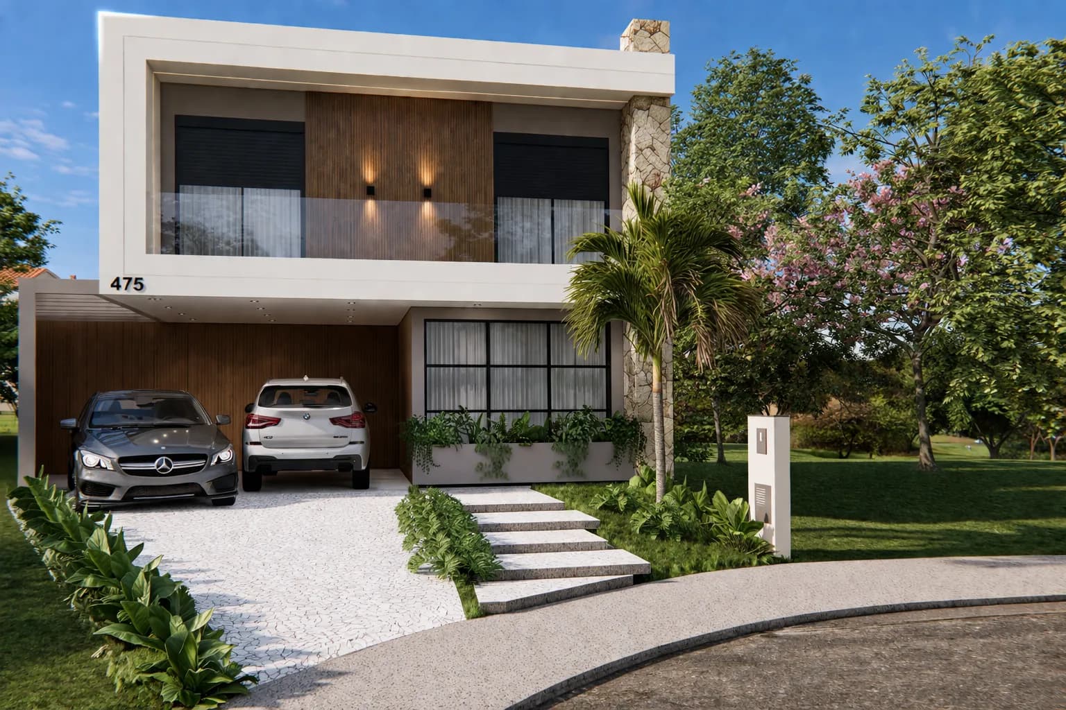 Fachada da Residência L&G